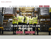 Tablet Screenshot of palmpartners.se